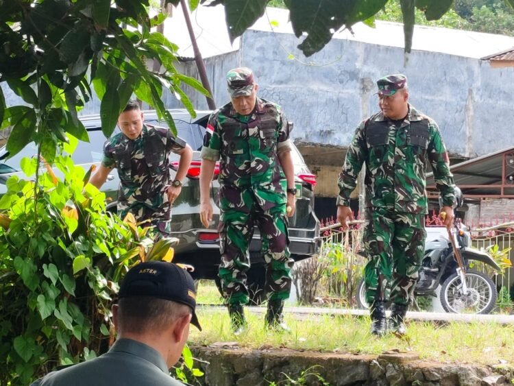 Percepat Progres Pembangunan, Danrem 131/Stg Tinjau KDKMP di Wilayah Kodim 1310/Bitung