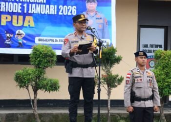 1.075 Personel Naik Pangkat, Kapolda Papua Tegaskan Pangkat Adalah Amanah dan Tanggung Jawab