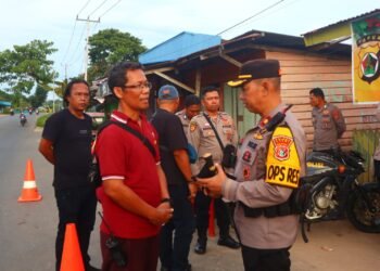 Kapolres Mappi Tinjau Kesiapan Pos Pengamanan  Jelang Pergantian Tahun