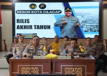 Polresta Cilacap Publikasikan Capaian Keamanan dan Pelayanan Publik Sepanjang 2025