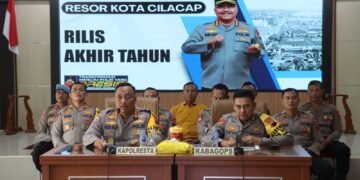 Polresta Cilacap Publikasikan Capaian Keamanan dan Pelayanan Publik Sepanjang 2025
