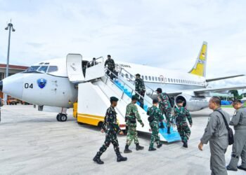 “Capai 900 Ton, TNI AU Terus Salurkan Bantuan dari Posko Lanud Halim Perdanakusuma”