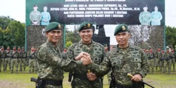 Pangdivif 1 Kostrad Pimpin Sertijab Danyonkes 1 dan Tradisi Korps Prajurit Divif 1 Kostrad