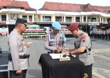 Kasat Reskrim Polresta Cilacap Resmi Berganti, Kapolresta Cilacap Ucapkan Terima Kasih atas Pengabdian Pejabat Lama