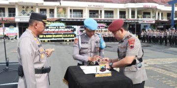 Kasat Reskrim Polresta Cilacap Resmi Berganti, Kapolresta Cilacap Ucapkan Terima Kasih atas Pengabdian Pejabat Lama