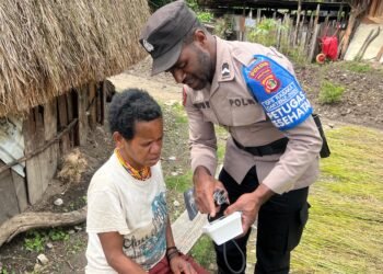 Tak Pernah Lelah Mengabdi: Subsatgas Keladi Sagu Operasi Rasaka Cartenz 2025 Terus Menyapa dan Menyehatkan Warga Lanny Jaya