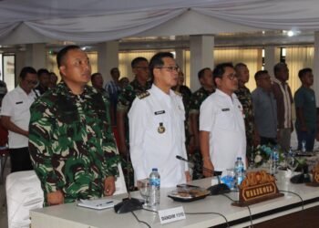 Ketahanan Pangan Nasional 2026, Walikota Bitung dan Dandim 1310/Bitung Hadiri Tasyakuran Swasembada Pangan dan Zoom Meeting Bersama Bapak Presiden RI