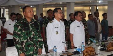 Ketahanan Pangan Nasional 2026, Walikota Bitung dan Dandim 1310/Bitung Hadiri Tasyakuran Swasembada Pangan dan Zoom Meeting Bersama Bapak Presiden RI