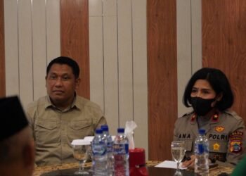 Silaturahmi Wakapolda Papua Barat dan Dir Intelkam Polda Papua Barat Bersama PWNU Provinsi Papua Barat