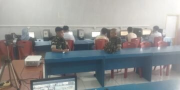 Ciptakan Calon Komcad Yang Berkualitas, Kodim 1310/Bitung Kawal Pemeriksaan Psikologi Online Seleksi KKRI TA. 2026