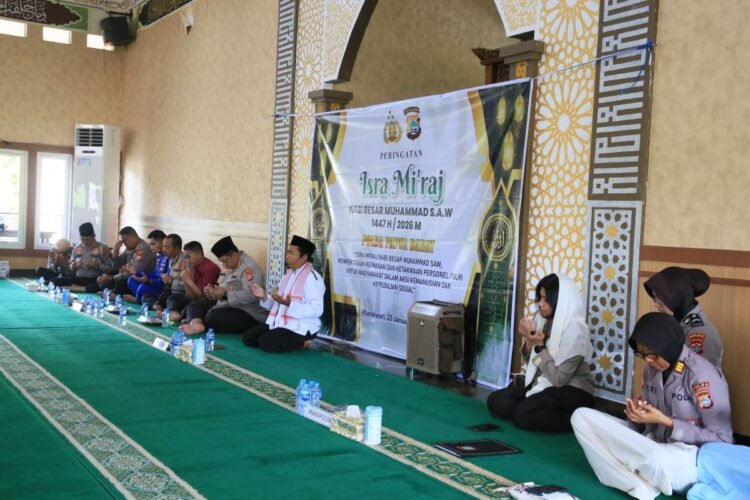 ‎Polda Papua Barat Gelar Peringatan Isra Mi’raj Nabi Muhammad SAW 1447 H