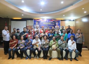 Perkuat Sinergi Kamtibmas, Wakapolda Papua Barat Gelar Tatap Muka Bersama Forum Komunikasi Suku Nusantara