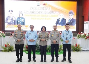 Wakapolda Papua Barat Pimpin Sosialisasi Penyusunan Manajemen Risiko di Lingkungan Polri