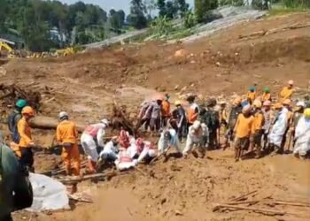 Ribuan Personel Gabungan diterjunkan Mencari Korban Longsor Gunung Burangrang