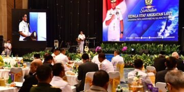 Mewakili Pangkomar, Koskormar Hadiri Tasyakuran Hari Hidrografi TNI AL Tahun 2026