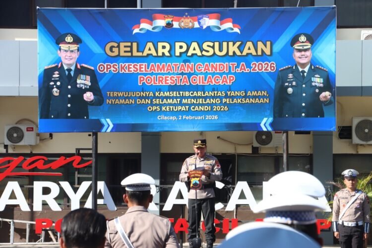 Polresta Cilacap Gelar Operasi Keselamatan Candi 2026, Ajak Masyarakat Ciptakan Lalu Lintas Aman dan Tertib