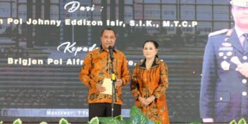 Kapolda Papua Barat Pimpin Ramah Tamah dan Pisah Sambut di Gedung Arfak Conventional