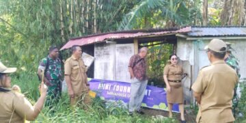 Pastikan Survey Lahan Berjalan Aman, Danramil 05 Kauditan Kawal Pengukuran Lokasi KDKMP