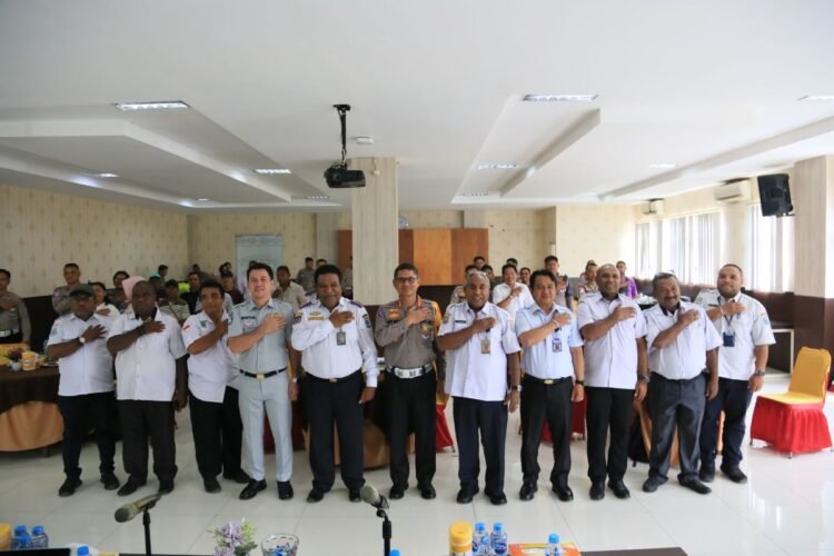 ‎Ditlantas Polda Papua Barat Gelar Forum Lalu Lintas, Tekankan Kolaborasi Keselamatan Berkendara ‎
