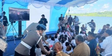 Wakapolda Papua Barat Resmikan SPPG Terpencil di Kampung Wamesa, Dukung Program Makan Bergizi Gratis