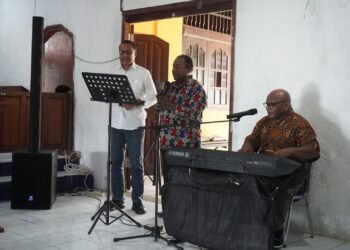 Kapolda Papua Barat Pimpin Ibadah Minggu Raya di Gereja Syalom Andai