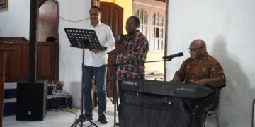 Kapolda Papua Barat Pimpin Ibadah Minggu Raya di Gereja Syalom Andai