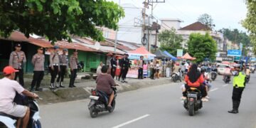 Polda Papua Barat Intensifkan Strong Point Jelang Berbuka Puasa