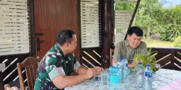 Dandim 1310/Bitung dan Ketua Fraksi Gerindra Sinkronkan Program Strategis Nasional di Kota Bitung