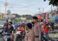 Momen Berburu Takjil ,Polresta Manokwari Lakukan Pengamanan dan Pengaturan Lalu Lintas