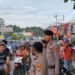 Momen Berburu Takjil ,Polresta Manokwari Lakukan Pengamanan dan Pengaturan Lalu Lintas