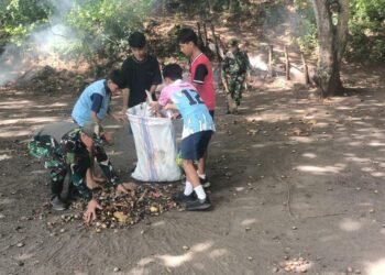 Semangat Kebersamaan dan Kepedulian, Koramil 01 Bitung Kolaborasi Bersama Lintas Sektoral Gaungkan Gerakan Indonesia Asri