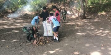 Semangat Kebersamaan dan Kepedulian, Koramil 01 Bitung Kolaborasi Bersama Lintas Sektoral Gaungkan Gerakan Indonesia Asri