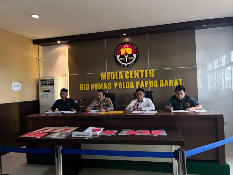 Polda Papua Barat Rilis Pengungkapan Kasus Krimsus Periode Januari–Maret 2026
