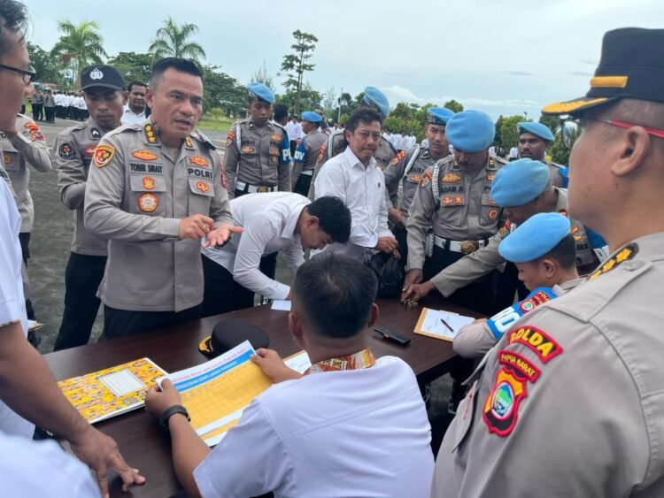 Polda Papua Barat Lakukan Pengecekan Pemegang dan Kelayakan Senjata Api Personel