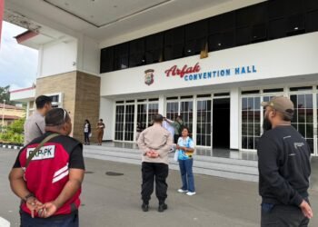 Karo Ops Polda Papua Barat Pimpin Kunjungan dan Simulasi Venue Lomba Pesparawi Nasional XVI Tahun 2026