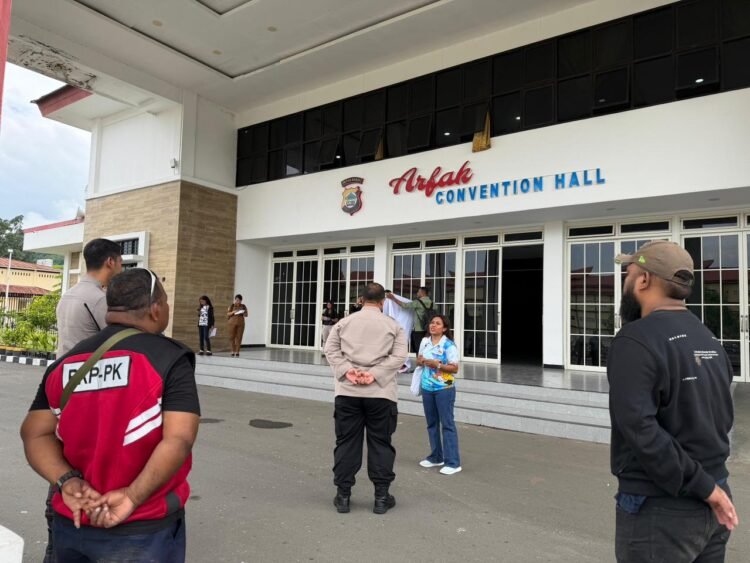 Karo Ops Polda Papua Barat Pimpin Kunjungan dan Simulasi Venue Lomba Pesparawi Nasional XVI Tahun 2026