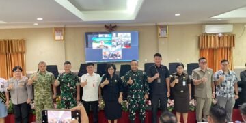 Sosialisasikan Percepatan Program Koperasi Desa Kelurahan Merah Putih (KDKMP), Dandim 1310/Bitung Hadiri Musrenbang RKPD Minahasa Utara 2027