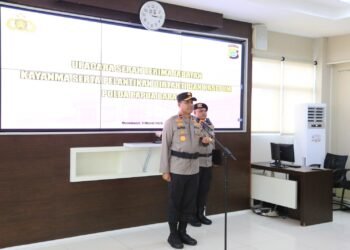 Kapolda Papua Barat Pimpin Upacara Sertijab dan Pelantikan PJU