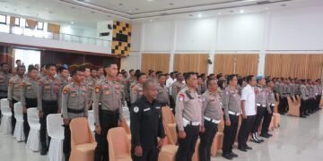 Polda Papua Barat Gelar Latihan Pra Operasi Ketupat Mansinam 2026, Tingkatkan Kesiapan Pengamanan Idul Fitri