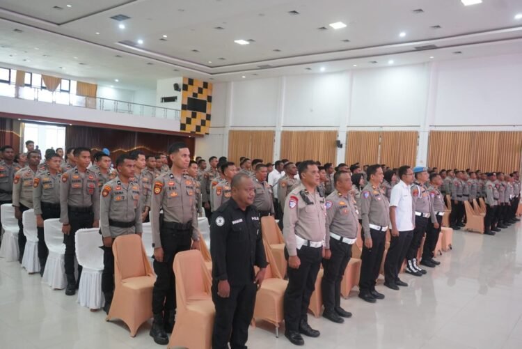 Polda Papua Barat Gelar Latihan Pra Operasi Ketupat Mansinam 2026, Tingkatkan Kesiapan Pengamanan Idul Fitri