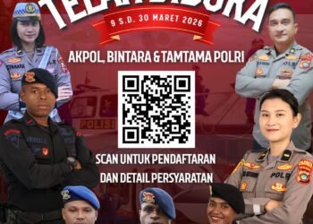 Polda Papua Barat Buka Penerimaan Anggota Polri Tahun 2026