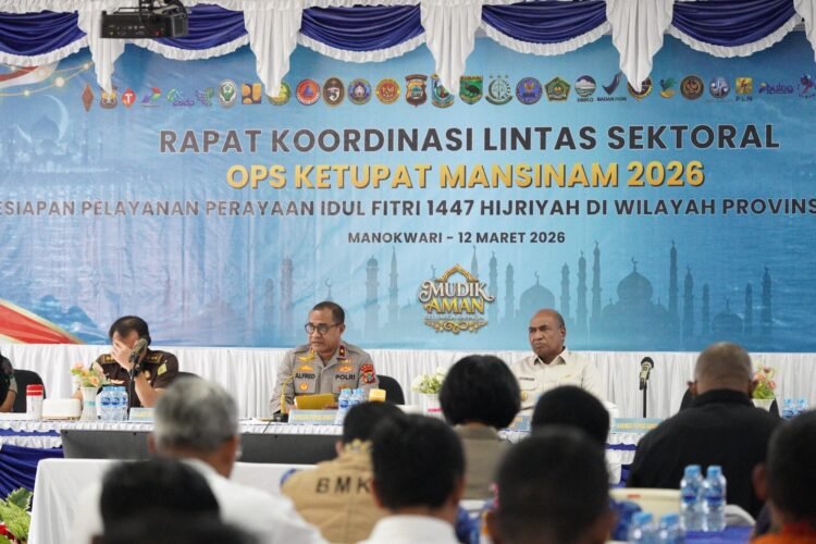 Polda Papua Barat Gelar Rakor Linsek untuk Kesiapan Operasi Ketupat Mansinam 2026