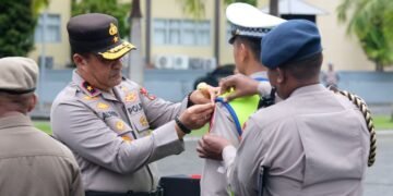 Apel Gelar Pasukan Ops Ketupat Mansinam 2026, Polda Papua Barat Siagakan 909 Personel Amankan Idul Fitri