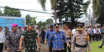 Siap Amankan Idul Fitri 1447 H di Kota Bitung, Dandim 1310/Bitung Ikut Apel Gelar Pasukan Operasi Ketupat 2026