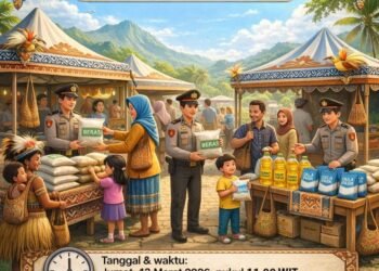 Polda Papua Barat Besok Gelar Pangan Murah Bersama Bulog