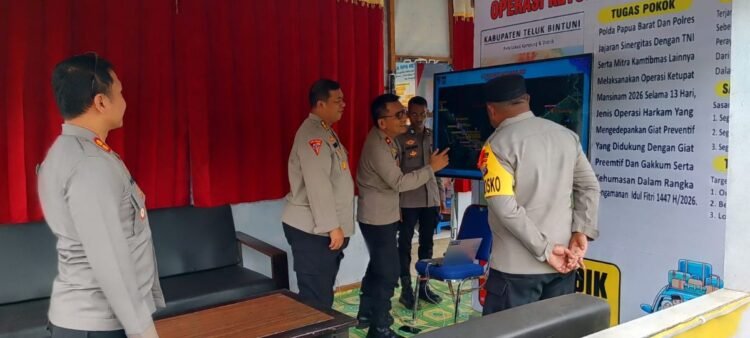 Pastikan Pelayanan Keamanan Idul fitri 1447 H, Tim Supervisi Polda Papua Barat Cek Kesiapan Operasi Ketupat di Teluk Bintuni