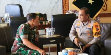 Kapolda Papua Barat Silaturahmi Bersama Pangdam XVIII/Kasuari, Perkuat Sinergitas TNI–Polri