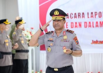 Kapolda Papua Barat Naik Pangkat Menjadi Irjen Pol, Upacara Korp Raport Digelar Secara Daring