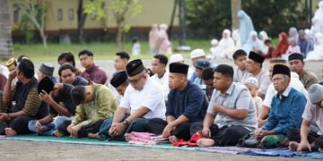 Wakapolda Papua Barat Hadiri Pelaksanaan Sholat Ied Idul Fitri 1447 H, Berlangsung Khidmat dan Penuh Kebersamaan