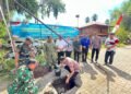 Dandim 1310 Bitung Bersama Forkopimda dan Perangkat Pemdes Melaksanakan Groundbreaking Jembatan Garuda di Empat Titik Wilayah Bitung-Minut